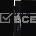 Холодильник Hyundai CS5003F черное стекло двухкамерный Side by Side 331/165л морозилка сбоку, фото2