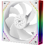 Кулер для корпуса Thermalright TL-M12RW Reverse (124x120x25mm, 4-pin PWM, ARGB, 42.6CFM, 23.2dBA, 1500RPM, White), фото 1