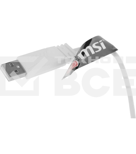 Мышь проводная MSI Clutch GM11 белый, 5000 dpi, USB, кнопки - 6