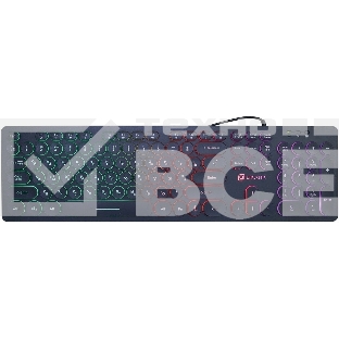 Клавиатура Oklick 420MRL проводная, USB Type-A, чёрный