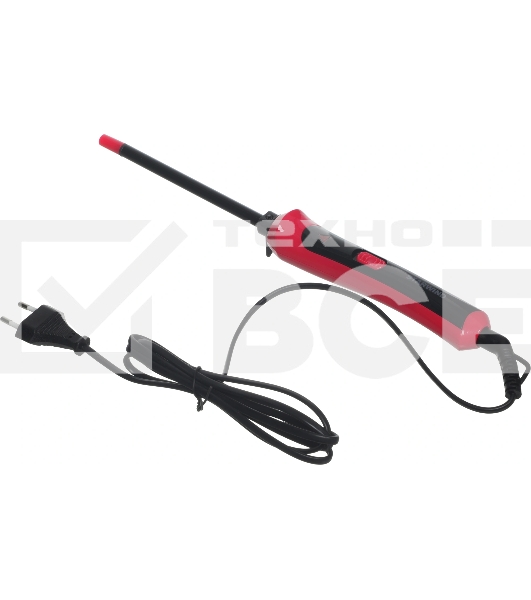 Щипцы для завивки волос Starwind SHE6610 розовый/черный, 10 мм, 180 °C, 1 режим