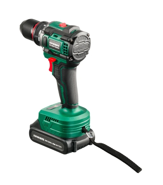 Дрель-шуруповерт FAVOURITE DC NB21 PROMO SET, 21 В, 2 Ач, 40 Нм, бесщеточный