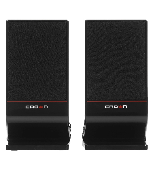 Колонки Crown CMS-601 чёрный, 2.0, 6 Вт, AUX