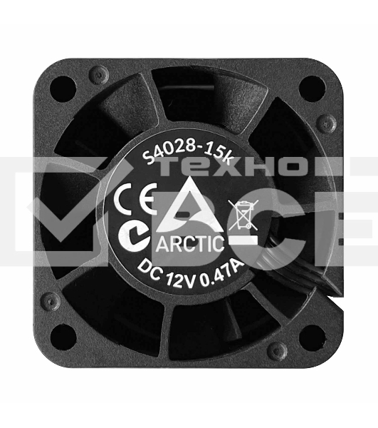 Вентилятор для корпуса Arctic S4028-15K черный, 40 мм, 15000 об/мин, 4 pin