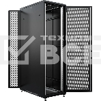 Шкаф серверный NTSS Премиум (NTSS-R42U80100PD/PDD-BL) напольный 42U 800x1000 мм пер. дв. перфор. металл 900 кг серый 910 мм 160 кг 1987 мм IP20 сталь, фото2