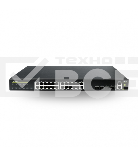 Коммутатор Yunke L3 full 2.5G + 10G PoE Switch (24x 100M/1000M/2.5GBase-T + 4x10GbE (SFP+) + 2x40G QSFP), the first 8 ports support 60W PoE, other 16 ports support 30W PoE, redundant AC power, default with one AC power, 802.3af/at/bt, UPoE supported, 530W
