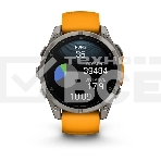 Смарт-часы Garmin Fenix 8 AMOLED Sapphire титановый серый, оранжевый 47мм, фото9