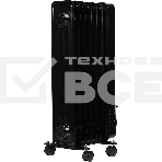 Масляный обогреватель Centek CT-6200 (7 секций) черный, 700/1000/1500Вт, 3 режима, механический термостат, фото6