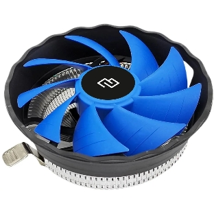Кулер для процессора Digma D-CPC95-2 синий/черный, 120 мм, алюминий, 1500 об/мин, 29 дБ, 3 pin, 95 Вт, 66 мм