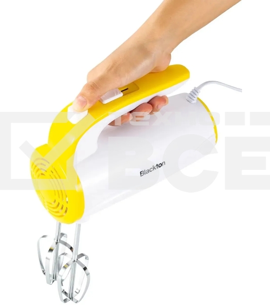 Миксер ручной Blackton Bt MX320 белый-желтый, 300 Вт