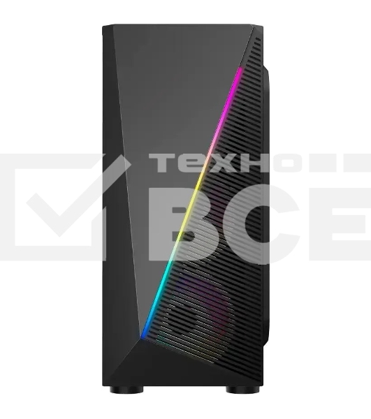 Компьютерный корпус Bloody BD-CC102F черный без БП mATX 2x120mm 2xUSB2.0 1xUSB3.0 audio bott PSU