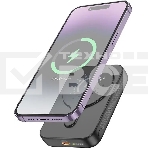 Портативный аккумулятор Hoco J117A Esteem 10000mAh QC/PD 20W 2A USB-C беспров.зар. черный, фото4