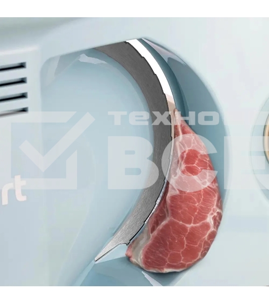 Ломтерезка Kitfort КТ-6268 150Вт (нарезка до 15мм) голубой/белый