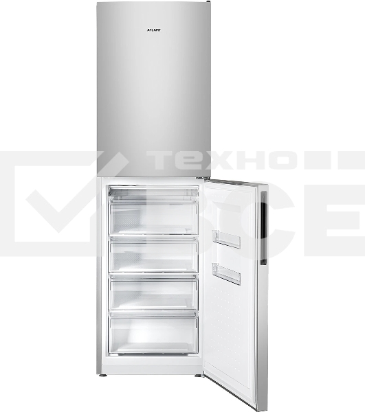 Холодильник Atlant ХМ 4623-181 серебристый двухкамерный 182/159л морозилка снизу