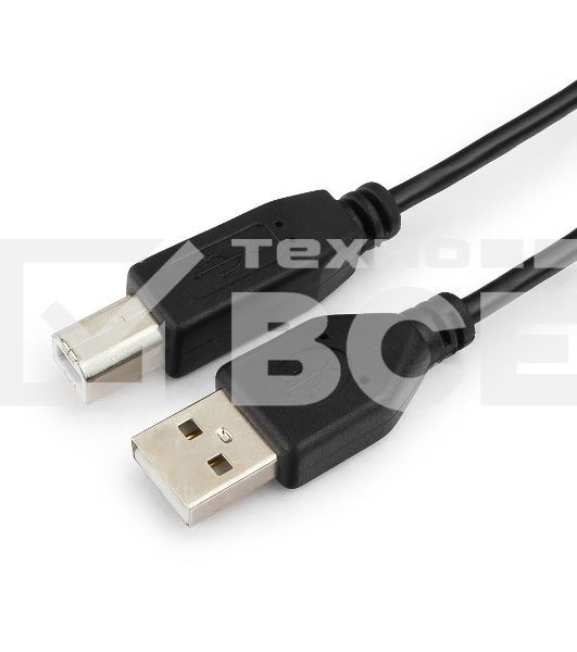 Кабель USB2.0 Гарнизон GCC-USB2-CMBM-1M, Type-C/BM, медь, 1м, черный, пакет