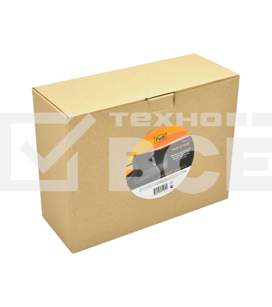 Диспенсер бумажных полотенец Puff-5130Bl черный, с замком, ABS-пластик