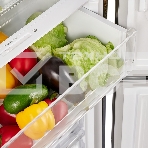 Холодильник Maunfeld MFF200NFSTSE серый двухкамерный 271/106л л морозилка снизу, No Frost, фото12