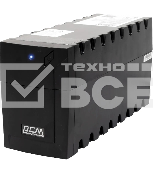 Источник бесперебойного питания Powercom Raptor RPT-600AP SE 360Вт 600ВА черный