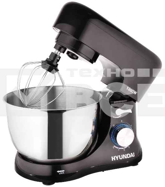 Миксер планетарный Hyundai HYM-S5461 1200 Вт, черный