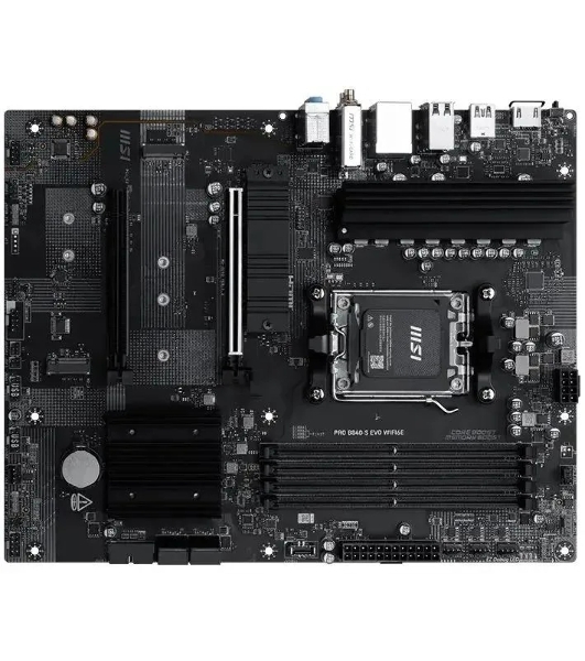 Материнская плата MSI PRO B840-S EVO WIFI6E Socket AM5 AMD B840 4xDDR5 ATX AC`97 8ch(7.1) 2.5Gg RAID+HDMI