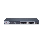 Коммутатор Hikvision DS-3E0526P-E/M, 24×1 Гбит/с PoE+ + 2×1 Гбит/с SFP, неуправляемый, фото2