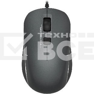 Мышь проводная A4Tech Fstyler FM26 серый/черный, 1600 dpi, USB, кнопки - 4