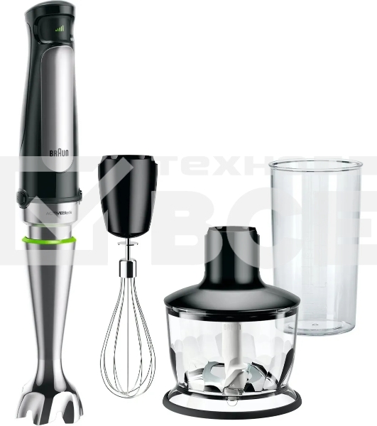 Блендер погружной Braun MQ7025 850Вт черный