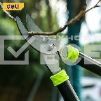 Сучкорез садовый Deli DL580320 длина 690 мм, макс. диаметр резки 25 мм, сталь 55С, фото7