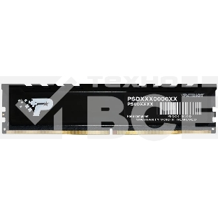 Оперативная память Patriot Signature Premium, DDR5, 8GB (1x8 GB), 5200 MHz, CL42, радиатор, черный