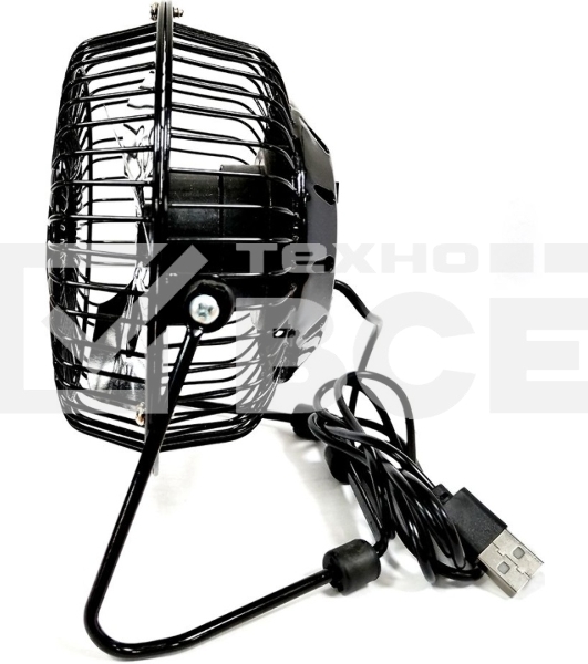 Вентилятор бытовой настольный Rix RDF-1501USB 4 Вт, черный