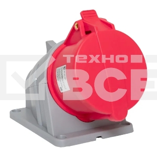 Розетка стационарная наружная EKF 125 ps-125-32-380-PRO PROxima 3Р+РЕ+N 32А 380В IP44