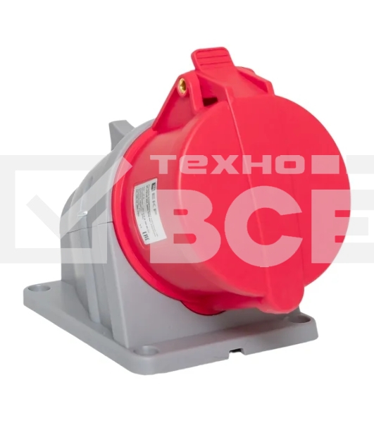 Розетка стационарная наружная EKF 125 ps-125-32-380-PRO PROxima 3Р+РЕ+N 32А 380В IP44