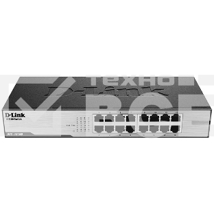 Неуправляемый коммутатор D-Link DES-1016D/I1A с 16 портами 10/100Base-TX