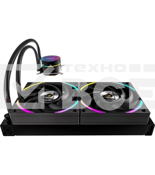 Система водяного охлаждения Formula Oasis L240 ARGB черный 120мм алюминий+медь 2000rpm 27.2db 4-pin 310W