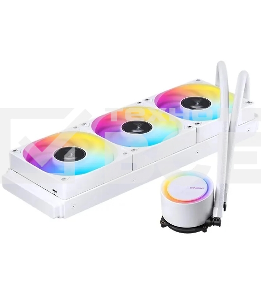 Система жидкостного охлаждения JONSBO TG-360 белый 120мм алюминий+медь 1800rpm 35.4db 4-pin 300W