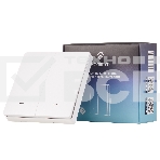 Выключатель HOMMYN настенный zigbee 2 клавиши (без нейтрали) SWZBNN02W, фото3