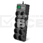 Сетевой фильтр SVEN SF-10E-16 1,8 м (10 розеток) черный, фото 1