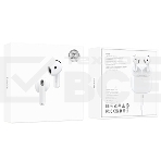 Гарнитура вкладыши Hoco EW85 белый беспроводные bluetooth в ушной раковине (50328), фото5