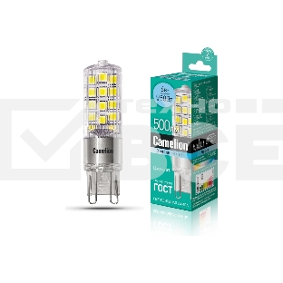 Лампа светодиодная CAMELION (13707) LED6-G9-NF/845/G9