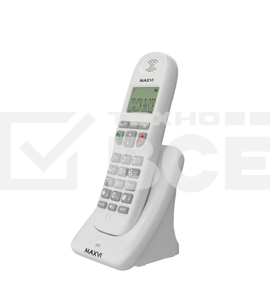 Радиотелефон Maxvi AM-01 white (DECT)