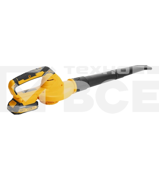 Воздуходувка аккумуляторная Denzel AB-500, 60 м/с, 500 м3/ч, Li-Ion, 20 В