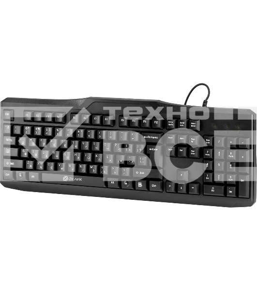 Клавиатура Oklick 170M проводная, USB Type-A, чёрный