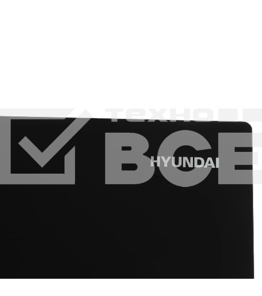 Холодильник Hyundai CS5003F черное стекло двухкамерный Side by Side 331/165л морозилка сбоку