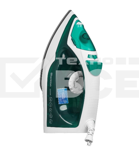 Утюг Blackton Bt SI3111 белый/зеленый, 2200 Вт, 20 г/мин, 90 г/мин, 200 мл