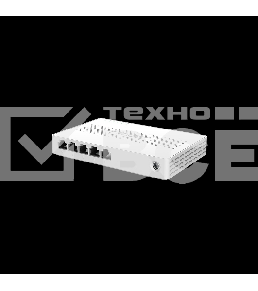 Коммутатор неуправляемый Tenda SM105, 5 портов, 5x2,5Гбит/с, настольный, пластиковый корпус