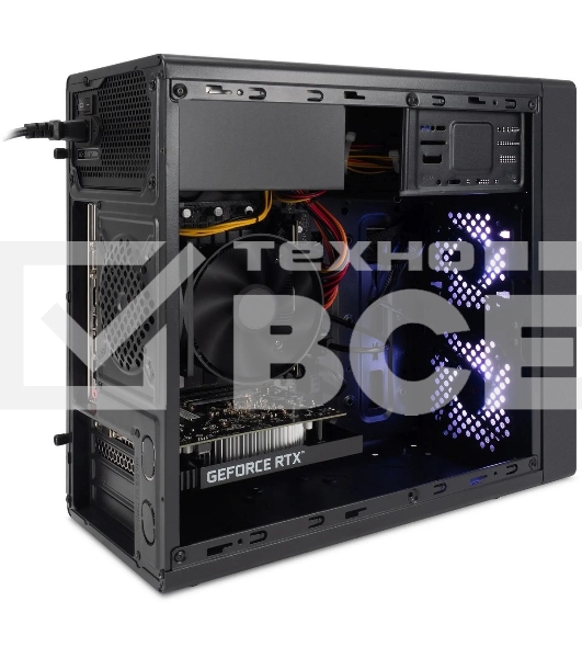 Компьютер IRU Game 510H6SEA MT i5 12400F (2.5) 16Gb SSD512Gb RTX3060 12Gb Free DOS GbitEth 500W, черный (2023160)