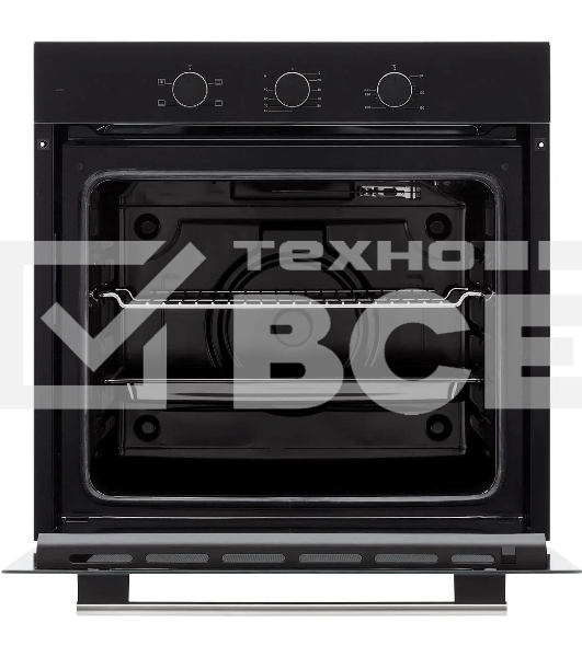 Духовой шкаф электрический Krona ELEMENT 60 BL чёрный