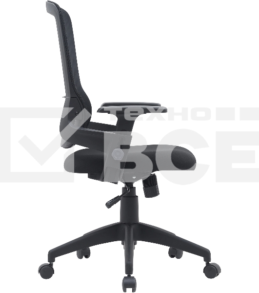 Кресло компьютерное Cactus CS-MC313-BK черный, сетка/ткань