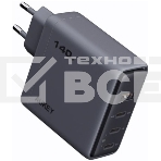 Сетевое зарядное устройство Aukey Comet Mix 140W 3C+A  серый, фото 1