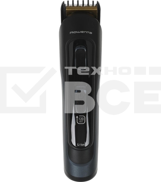 Триммер Rowenta Selectium TN9464E0 черный/хром (насадок в компл:16шт)